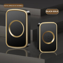 Wireless Doorbell Battery-Free Loud Pager 300ft Range