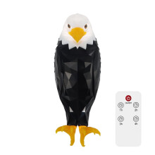 Lampă de perete Bald Eagle cu telecomandă, suport magnetic și USB