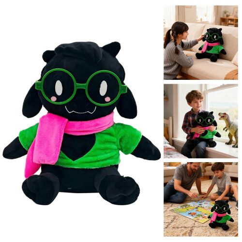 Peluche Ralsei Deltarune Noir 25 cm