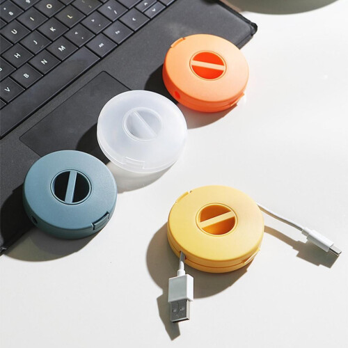 Obrotowy organizer na kable – plastikowy, 6,3 cm 2