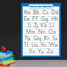 Affiche de l'alphabet ABC sur toile
