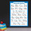 Affiche de l'alphabet ABC sur toile 1