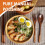 Wooden Fork, Spoon & Chopsticks Set – 3-Piece Portable 4