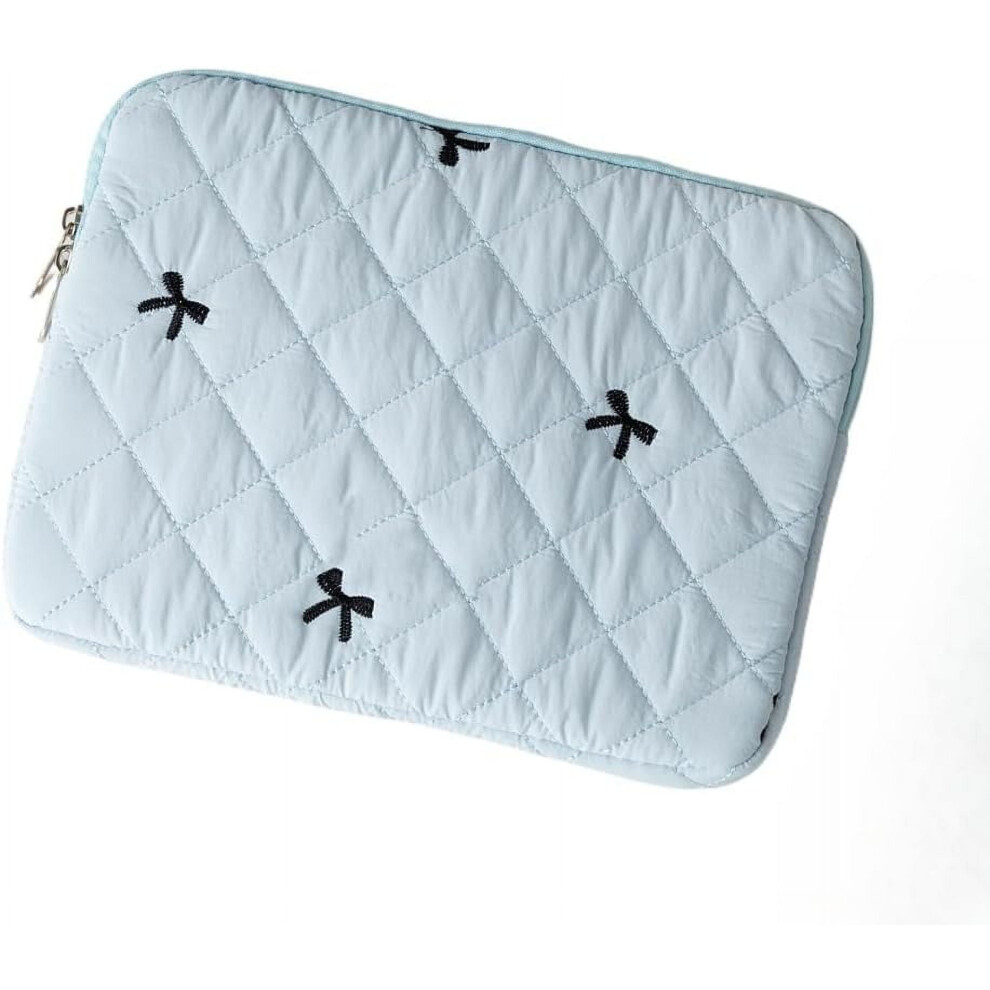 Cute Bow Tie Puffy Laptop Sleeve Coquette Carrying Laptop Bag Cover Y2k Preppy Tablet Liner Pouch Cottagecore Stuffs 9402001252456