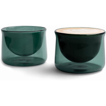 Ensemble de 2 verres à latte FLUR – 20 cl, double paroi