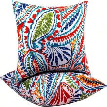 Outdoor pillows waterproof 18x18 inch set of 2 with inserts