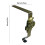 Schneeflocken-Strumpfhalter, Metall, Gold, 4er-Pack 2
