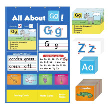 ABC Letter Game Pocket Chart for Preschool and Kindergarten