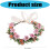 Leichte Baby-Blumenkronen, elastische Kopfbedeckung,-Rosa 3