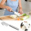 Stainless Steel Multi-Use Peeler with Hanging Hole, 1pc 2