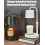 Vintage industriel lysvarmerlampe sort justerbar 2