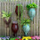 Space Saving Hanging Planter Easy Installation Resin-3 3
