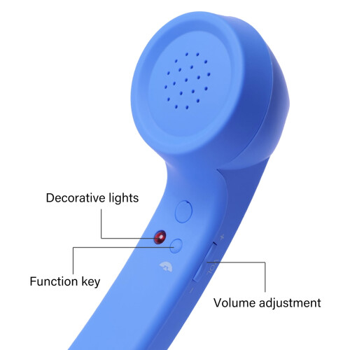 Retrotelefon med USB-C-kabel, högtalare och samtalsfunktion 1