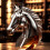 Decorative Horse Head Shaped Glass Whiskeys-silver 1000ml 6