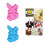 Food Grade Silicone Easter Rabbit Holding Eggs Cake Baking-Blue 3
