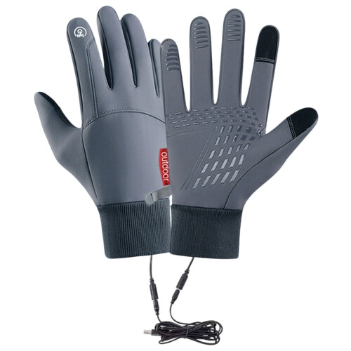 USB-beheizbare, wasserdichte Winterhandschuhe 1