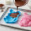 Food Grade Silicone Easter Rabbit Holding Eggs Cake Baking-Blue 7