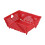 Foldable Plastic Fruit & Vegetable Basket – Stackable, 3