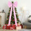 Red Satin Christmas Tree Topper Bow 180 cm 5