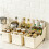 Plastic Rolling Storage Basket with Casters, 39x21x19cm, 3