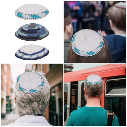Καπέλο Yarmulke Άνετο εβραϊκό καπέλο προσευχής για καθημερινή χρήση και ειδικές 1