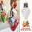 Christmas Bulb Gift Jar, Clear Plastic, 1 pc 3