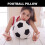 Fotbollsformad stoppad kudde 1 st 2