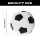 Fotbollsformad stoppad kudde 1 st 3