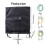 Sun Resistant Polyester Cover For Garden Hose Holder Includes 3