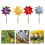 Weather Resistant Rotating Wind Spinners as Bird Prevention-Red 3