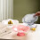 Glass Fruit Serving Bowl Party Dessert Tray for Table-White 3