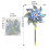 Plastic Windmills Styles Decorations for Bird-gradient color 4