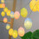 Easter decoration lights multicolor LED 5ft 10 bulbs 4