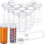 20 τεμάχια γυάλινα φιαλίδια δειγμάτων 20 ml με βιδωτά καπάκια αλουμινίου - Διαφανή, 7