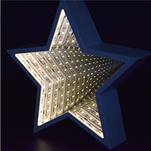 LED φως σήραγγας δημιουργικό αστέρι χωροχρόνο καθρέφτη σήραγγα φωτιστικό 1