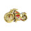 Motorcycle Alarm Clock Gold Plastic Desk Clock 2