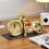 Motorcycle Alarm Clock Gold Plastic Desk Clock 4