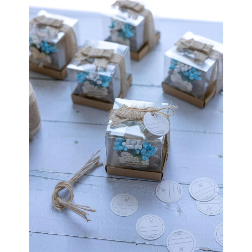 Ξύλινες θήκες κεριών (σετ 10 τεμαχίων), Baby Shower & Μπομπονιέρες βάπτισης – Ανοιχτό 2