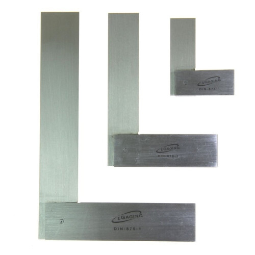 Machinist Square90Degree - Σετ ακριβείας τετράγωνων κοπτικών μηχανικών2" 4" 6", 3 τεμαχίων από 2