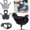 Creative Chicken Saddle for Hens – Feather Fixer & Back Protector, Elastic Fit, Fruit Pattern, Reusable & Washable 5