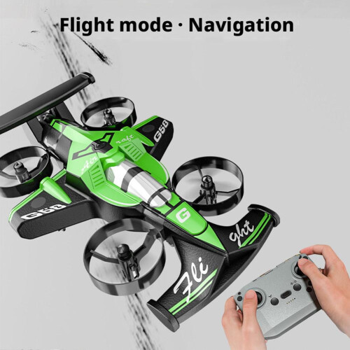 Επαναφορτιζόμενο Drone Αυτοκινήτου 2 σε 1, Διπλής Λειτουργίας Τηλεχειριζόμενο 1