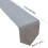 Table Runner Burlap Linen Texture 83x12 in Dark Gray 3
