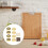 12Pcs Metal Cutting Board Feet with Antislip Base Ensuring 4