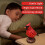 Cardinal Lamp Realistic Red Bird Night Light Resin 1pc 5