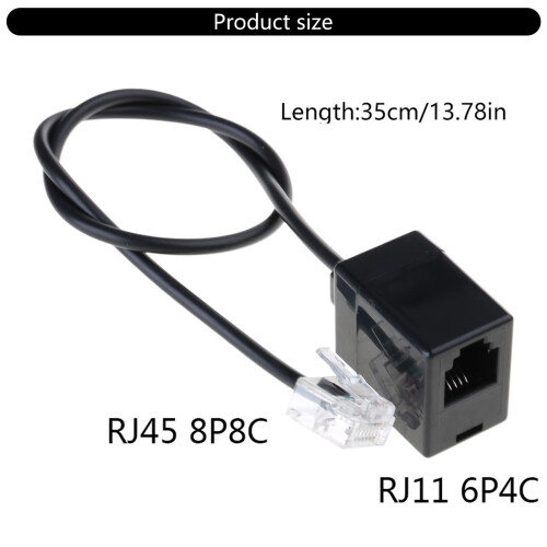 Καλώδιο μετατροπής RJ45 σε RJ11 υψηλής ταχύτητας, καλώδιο προσαρμογέα RJ45 σε RJ11 που 2
