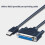 Προσαρμογέας καλωδίου εκτυπωτή USB σε 25PIN DB25 Παράλληλος, Μετατροπείς θύρας USB σε 8