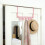 Practical Pink Metal Over Door Hook Easy to Install-Bow tie 6
