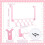 Practical Pink Metal Over Door Hook Easy to Install-Bow tie 7