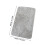 Ensemble de tapis de bain antidérapant gris en relief, 3 pièces 3