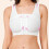 Women's Post-Front Closure Compression Bra – Adjustable Support, Wireless Comfort, White – Compatible with Sports Activities 7